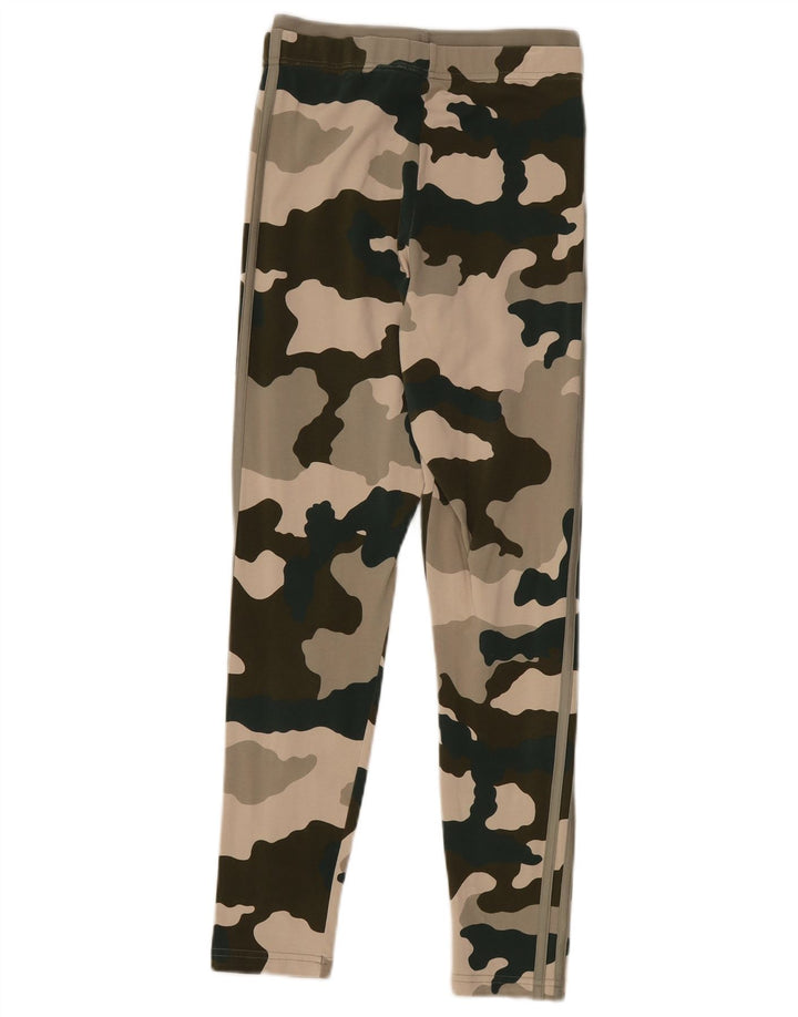 ADIDAS Womens Tight Fit Leggings UK 4/6 XS Multicoloured Camouflage