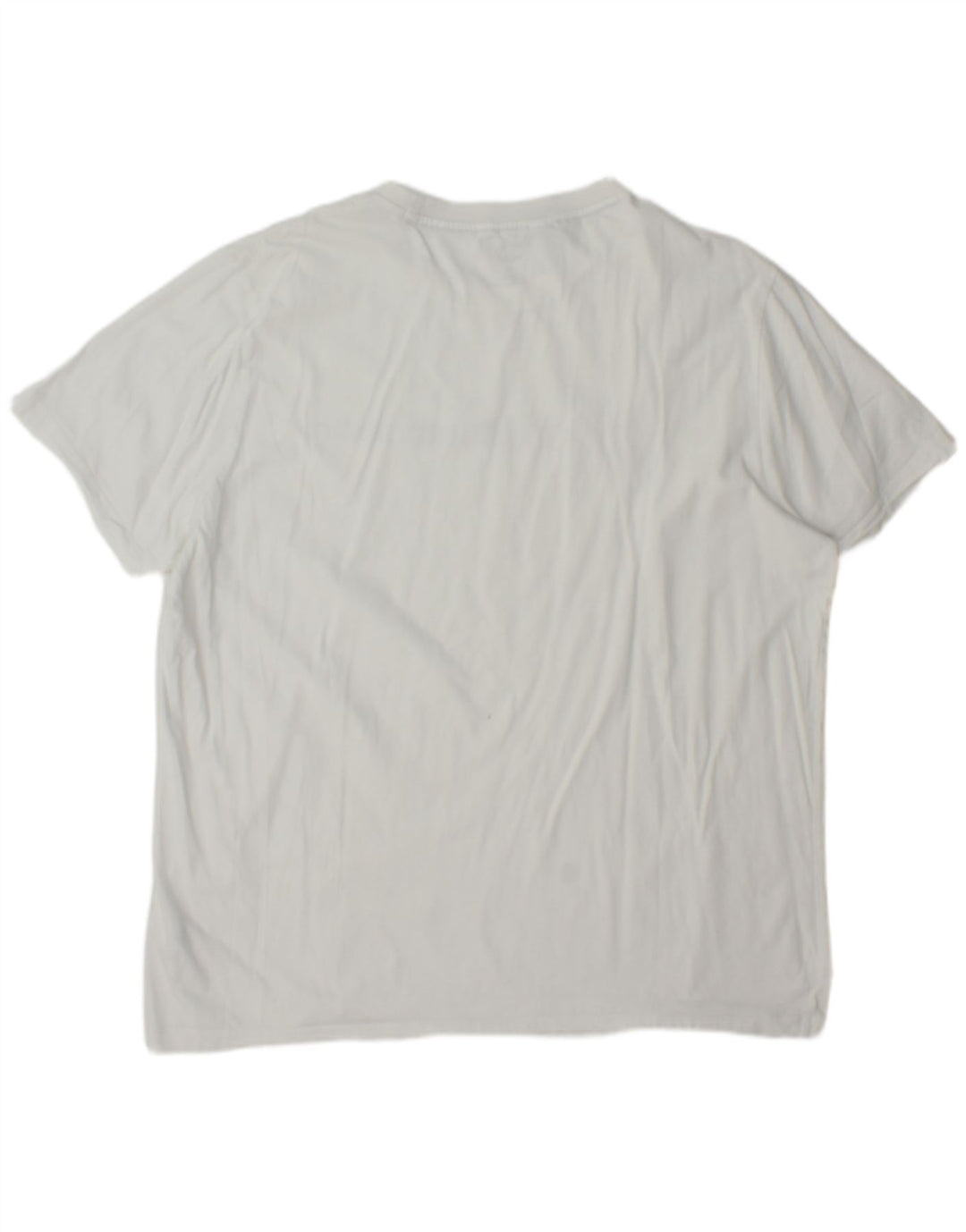 Puma Mens Graphic T-Shirt Top 2XL White Cotton