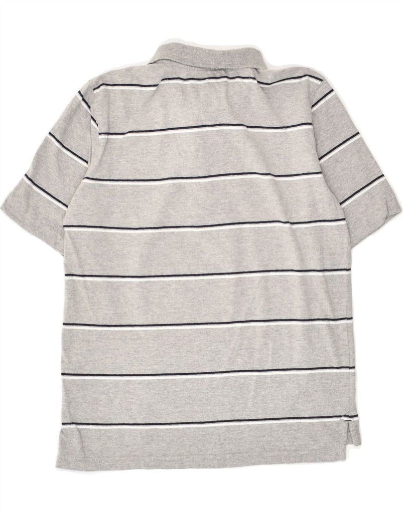 MASSIMO DUTTI Boys Polo Shirt 9-10 Years Grey Striped | Vintage Massimo Dutti | Thrift | Second-Hand Massimo Dutti | Used Clothing | Messina Hembry 