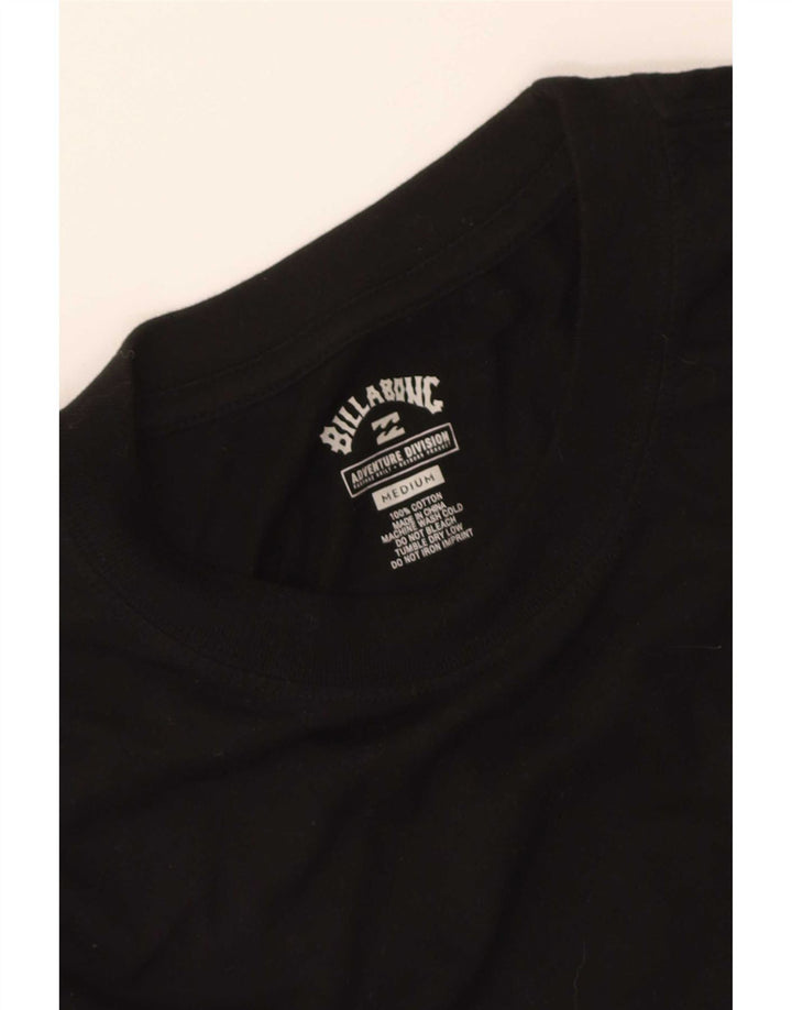 Billabong Mens Graphic T-Shirt Top Medium Black Cotton
