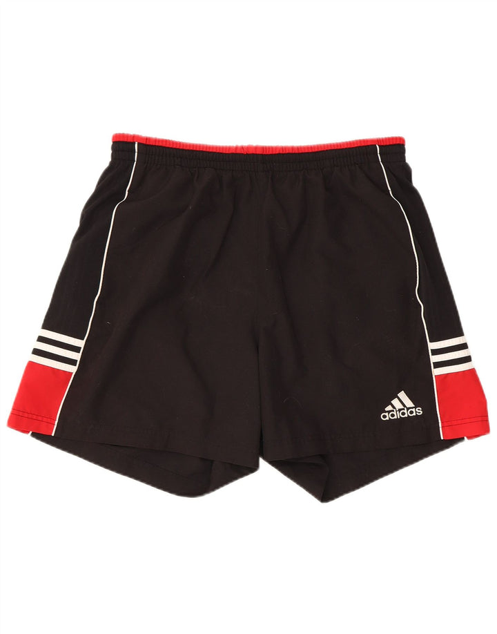 Adidas Mens Sport Shorts UK 38 Medium  Black Colourblock Polyester
