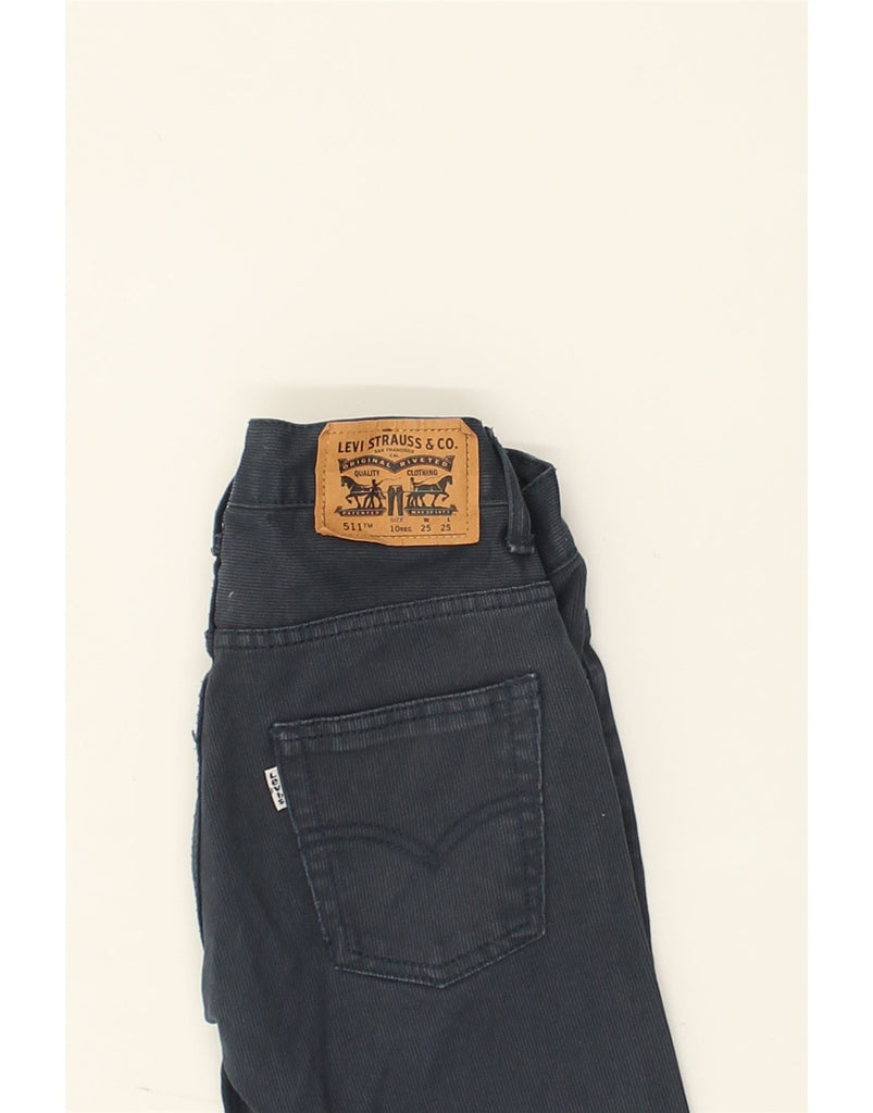 LEVI'S Boys 511 Slim Casual Trousers 9-10 Years W25 L25  Blue Cotton | Vintage Levi's | Thrift | Second-Hand Levi's | Used Clothing | Messina Hembry 