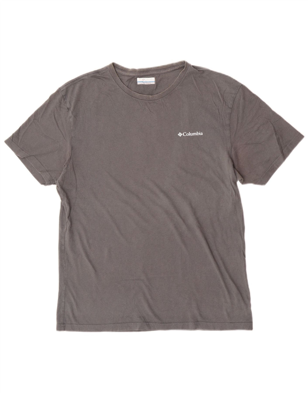Columbia Mens Graphic T-Shirt Top Medium Grey Cotton