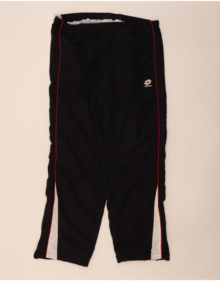 Lotto Mens Tracksuit Trousers Large  Black Colourblock