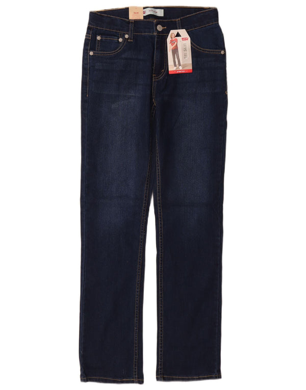 Levi's Boys 511 Slim Jeans 13-14 Years W26 L30 Navy Blue Cotton