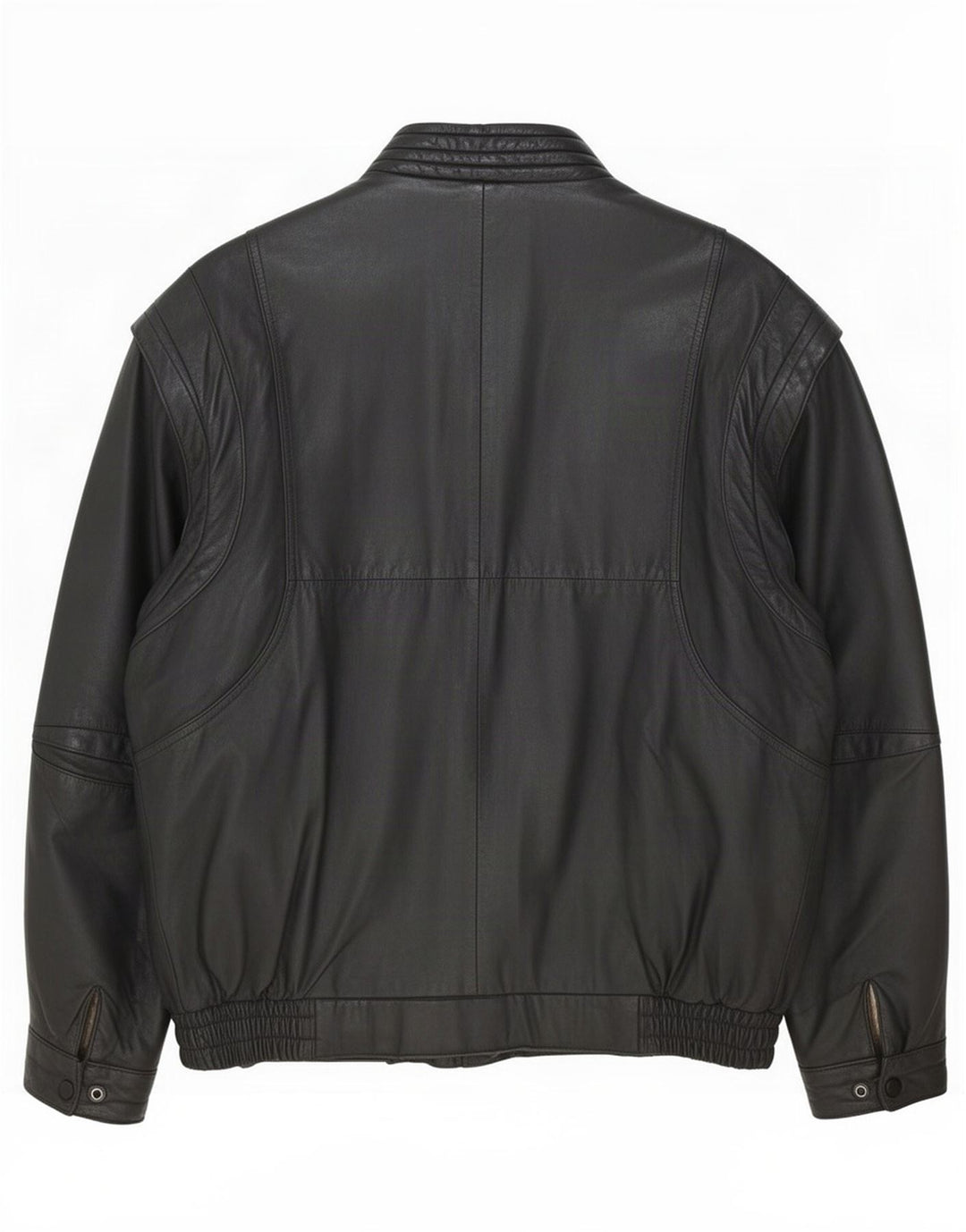 Vintage Mens Leather Jacket UK 40 Large Black