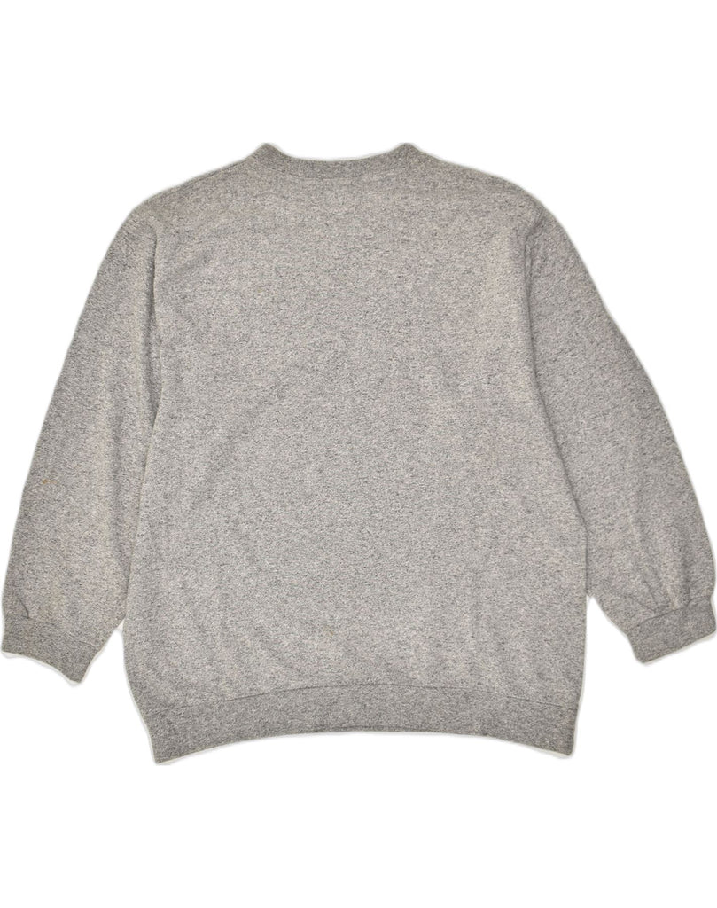 GYMNASIUM Mens Sweatshirt Jumper Medium Grey Cotton | Vintage Gymnasium | Thrift | Second-Hand Gymnasium | Used Clothing | Messina Hembry 