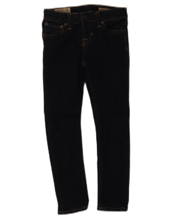 Polo Ralph Lauren Girls Straight Jeans 4-5 Years W20 L20 Navy Blue Cotton