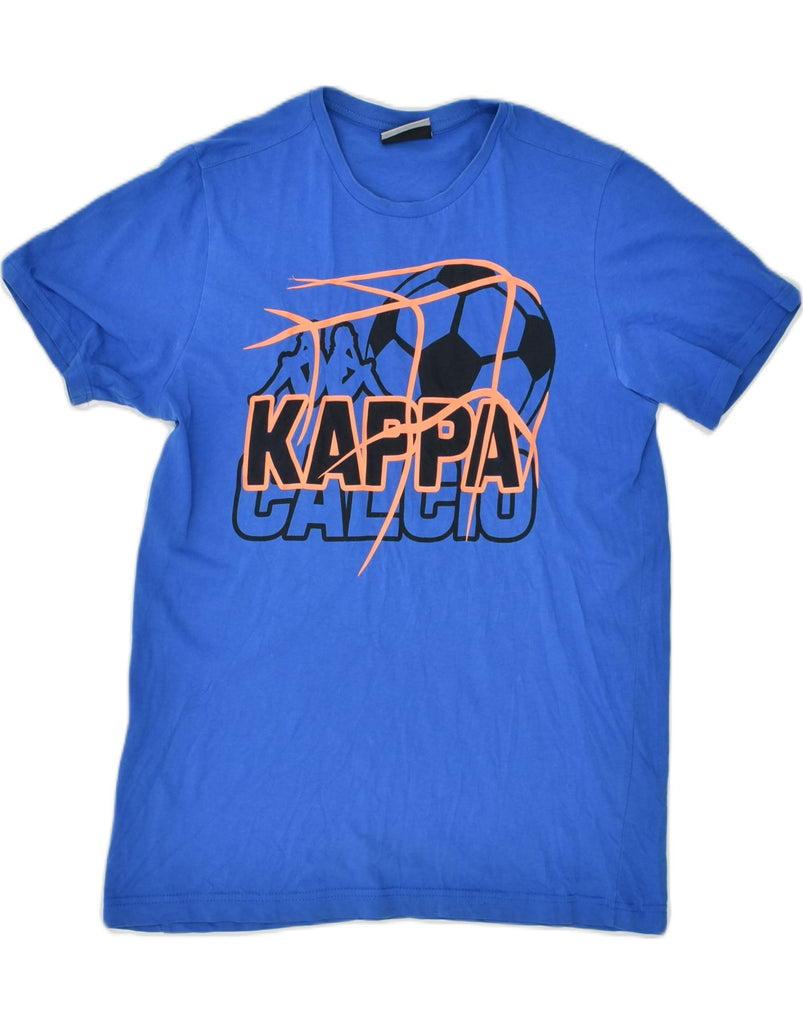 KAPPA Mens Graphic T-Shirt Top Small Blue Cotton | Vintage | Thrift | Second-Hand | Used Clothing | Messina Hembry 