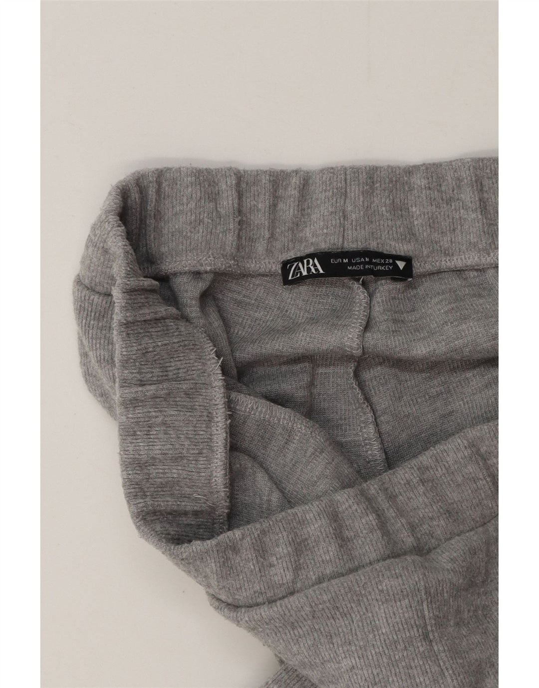 Zara Womens Wide Leg Tracksuit Trousers UK 12 Medium  Grey