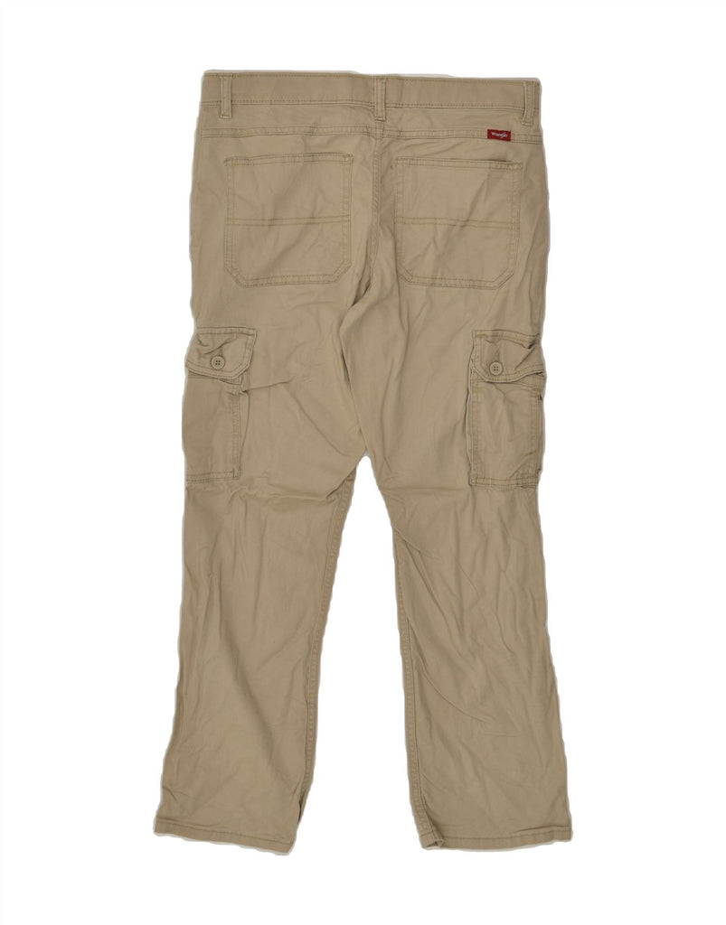 WRANGLER Boys Straight Cargo Trousers 15-16 Years W30 L26  Beige Cotton | Vintage Wrangler | Thrift | Second-Hand Wrangler | Used Clothing | Messina Hembry 