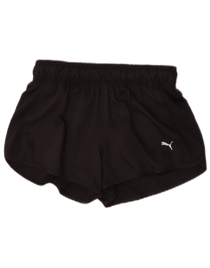 Puma Womens Sport Shorts UK 10 Small Black
