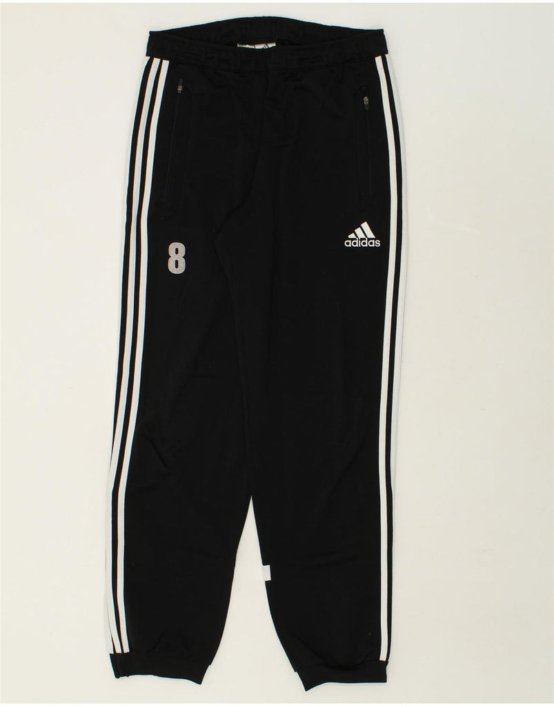 ADIDAS Mens Tracksuit Trousers Joggers Medium Black Polyester | Vintage Adidas | Thrift | Second-Hand Adidas | Used Clothing | Messina Hembry 