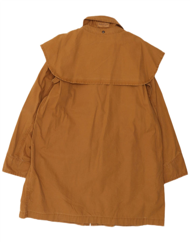 Marlboro Classics Mens Trench Coat UK 40 Large Brown Cotton