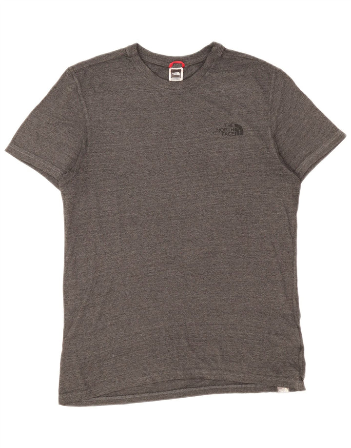 The North Face Mens T-Shirt Top Medium Grey Flecked Cotton