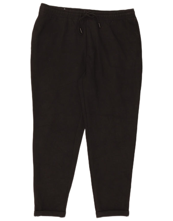 Zara Mens Tracksuit Trousers XL Black Polyester