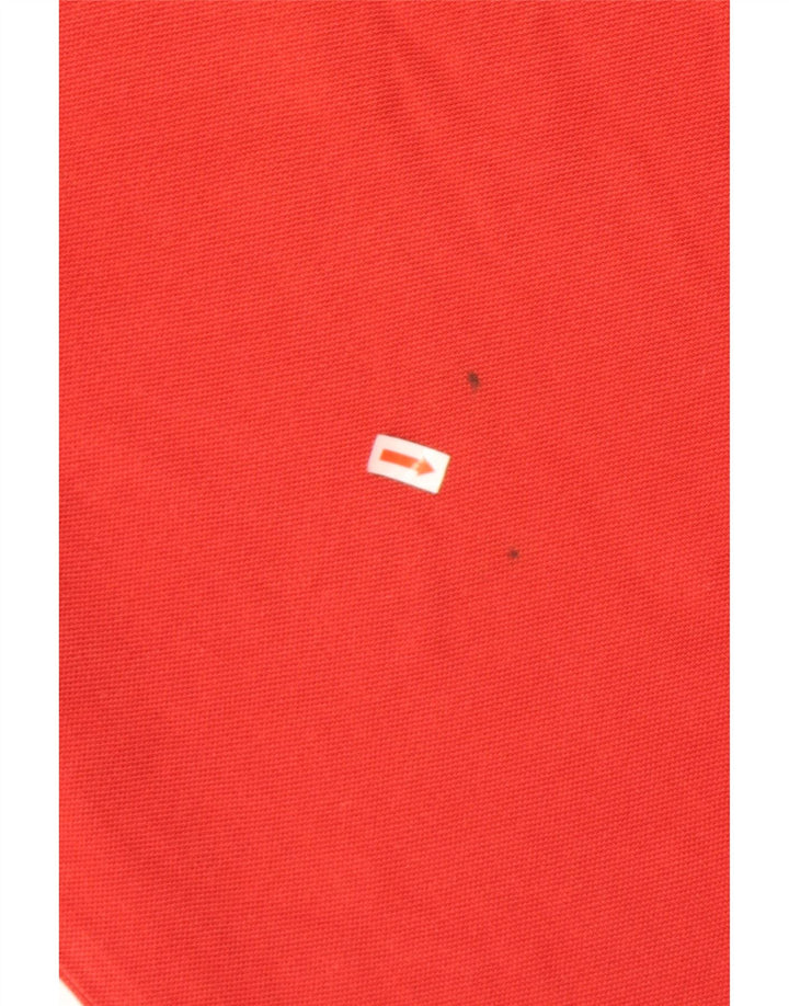 Tommy Hilfiger Mens Polo Shirt Large Red Cotton