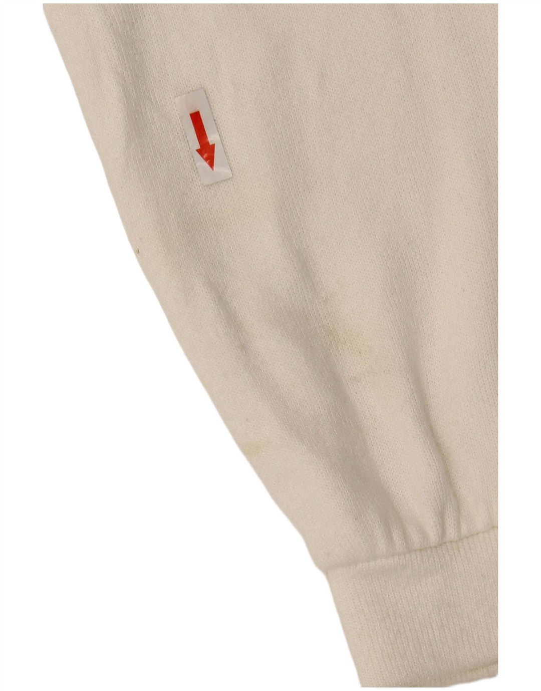 Zara Womens Crop Sweatshirt Jumper UK 10 Small White