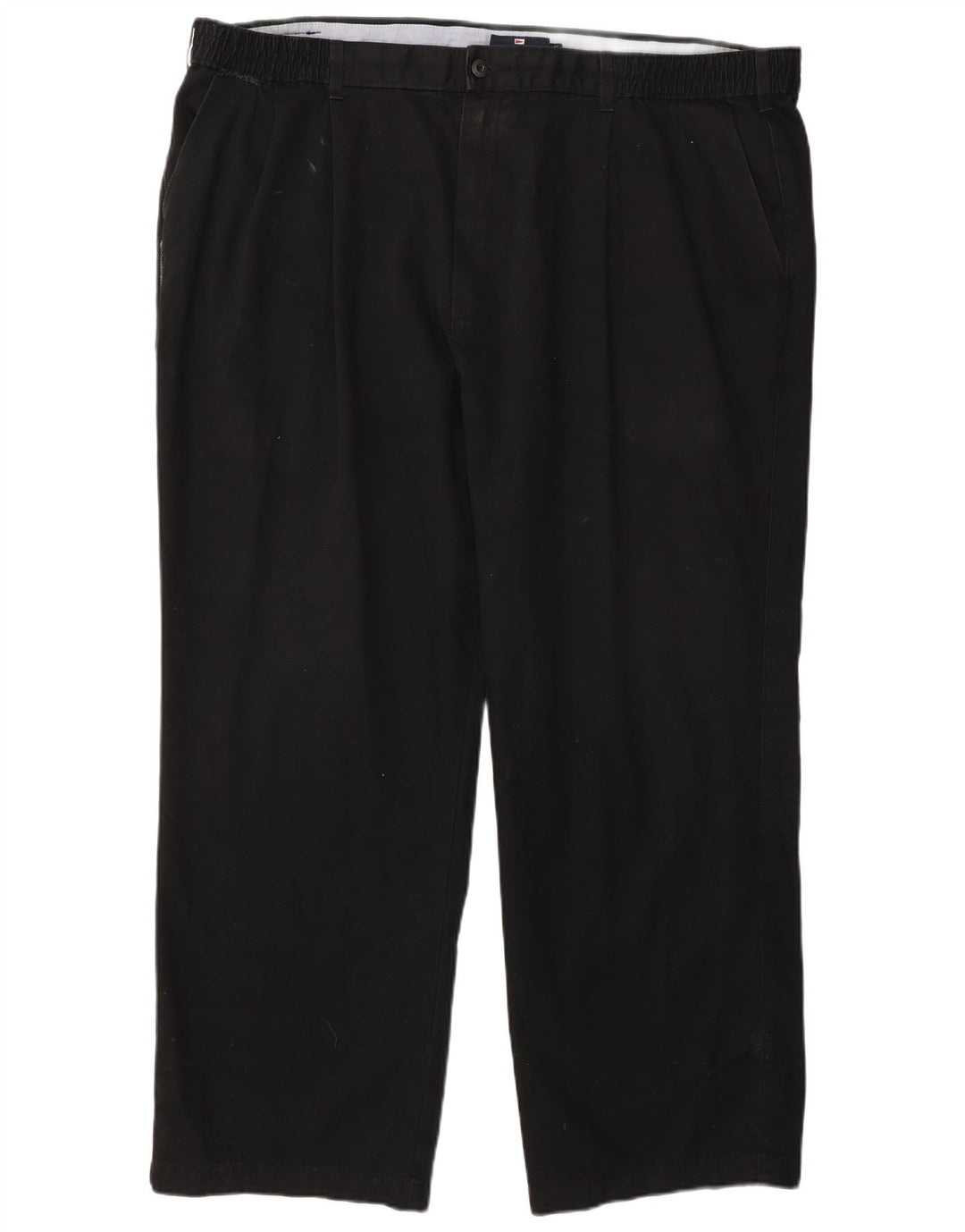Marks & Spencer Mens Pegged Chino Trousers W46 L29 Black Cotton