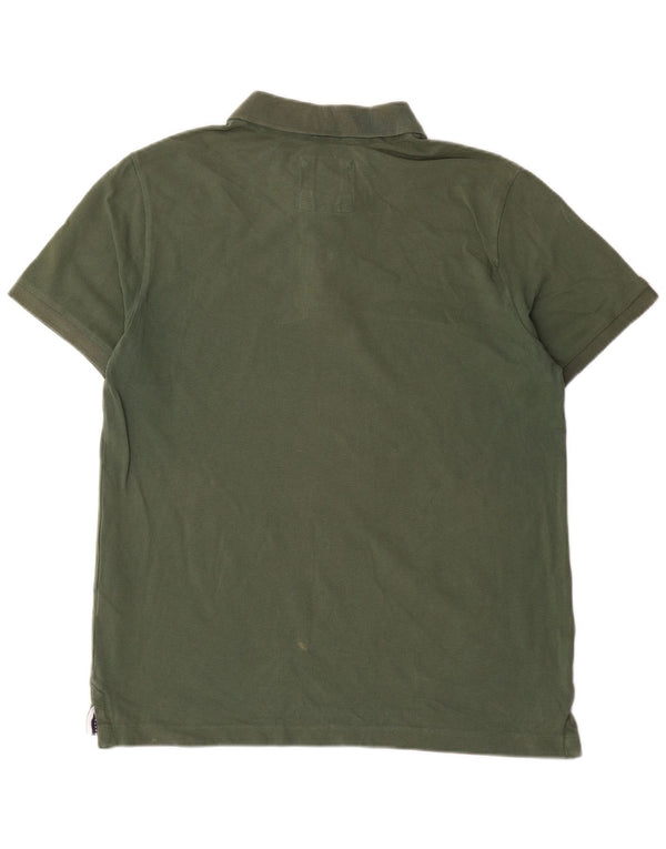 Crew Clothing Mens Polo Shirt Large Green Cotton