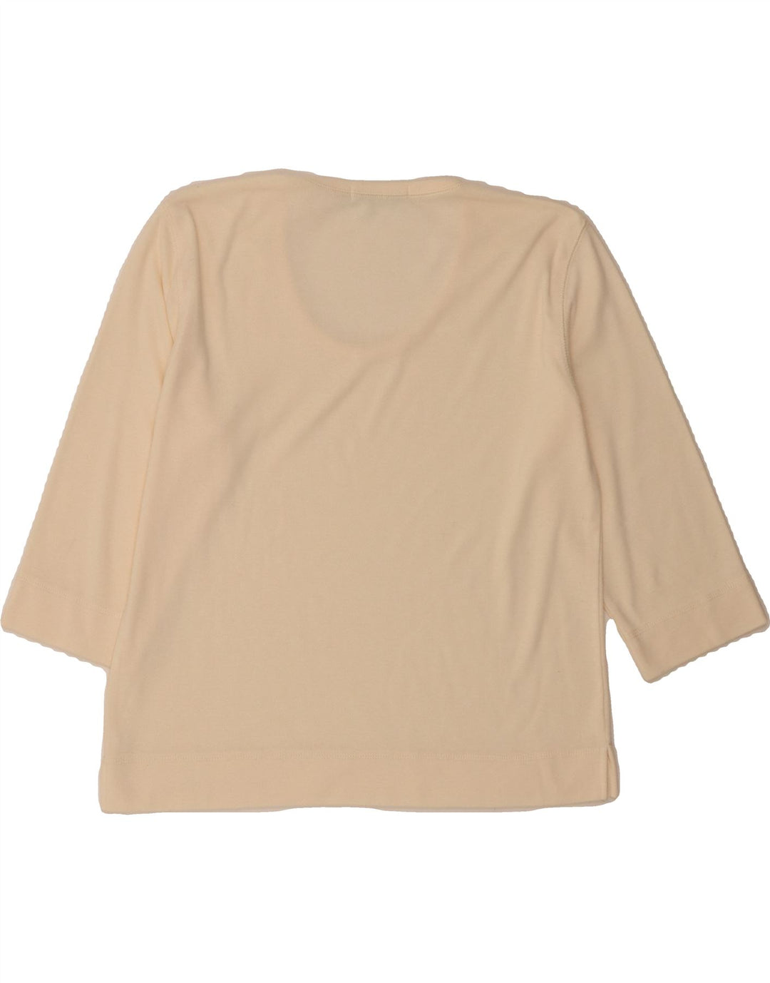 POPPY Womens Top 3/4 Sleeve UK 16 Large  Beige Vintage Poppy and Second-Hand Poppy from Messina Hembry 