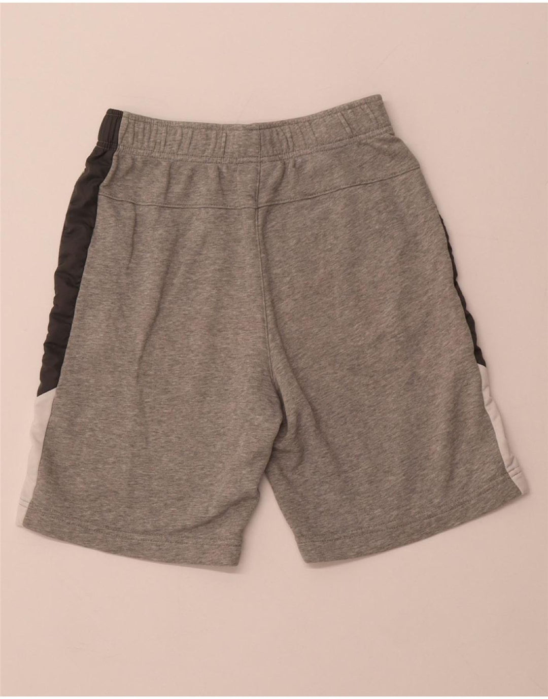 NIKE Boys Sport Shorts 12-13 Years Large  Grey Colourblock Cotton
