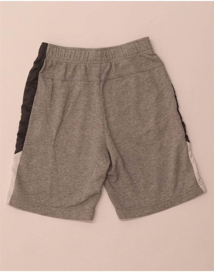 NIKE Boys Sport Shorts 12-13 Years Large  Grey Colourblock Cotton