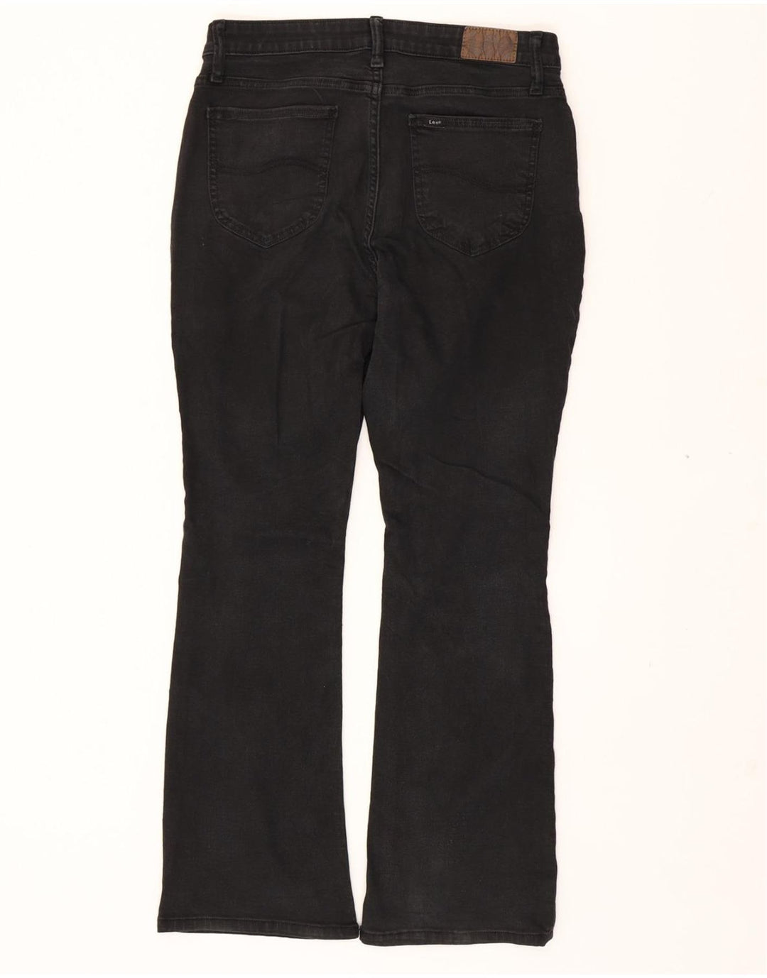 LEE Womens Mid Rise Regular Fit Bootcut Jeans W30 L28 Black Vintage Lee and Second-Hand Lee from Messina Hembry 