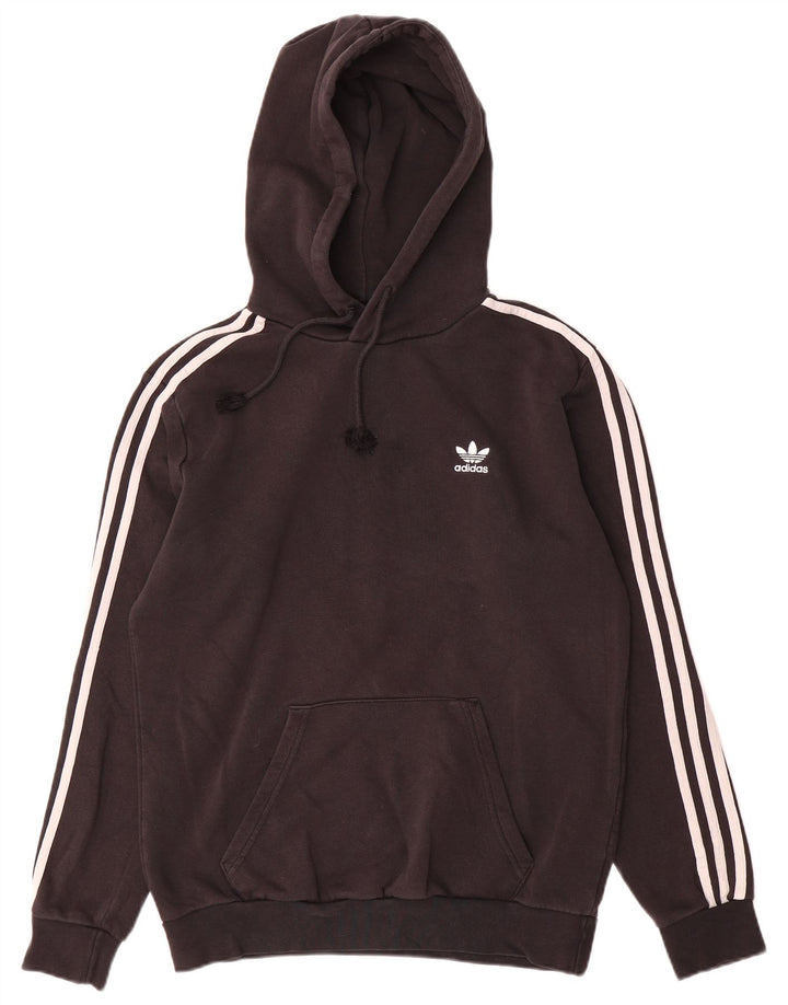 Adidas Mens Hoodie Jumper Small Black Cotton