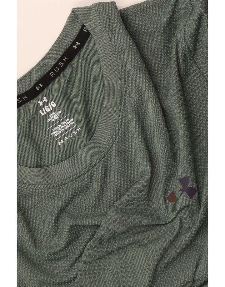 Under Armour Mens T-Shirt Top Large Green