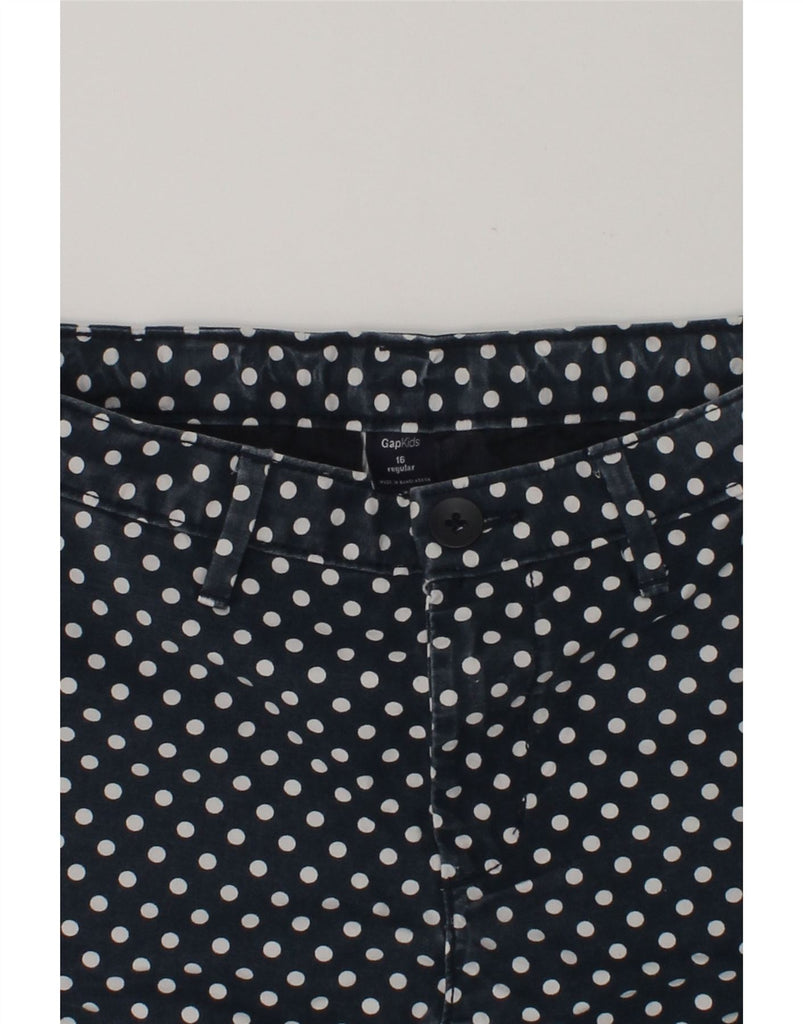 GAP Boys Chino Shorts 15-16 Years W28 Navy Blue Polka Dot Cotton | Vintage Gap | Thrift | Second-Hand Gap | Used Clothing | Messina Hembry 