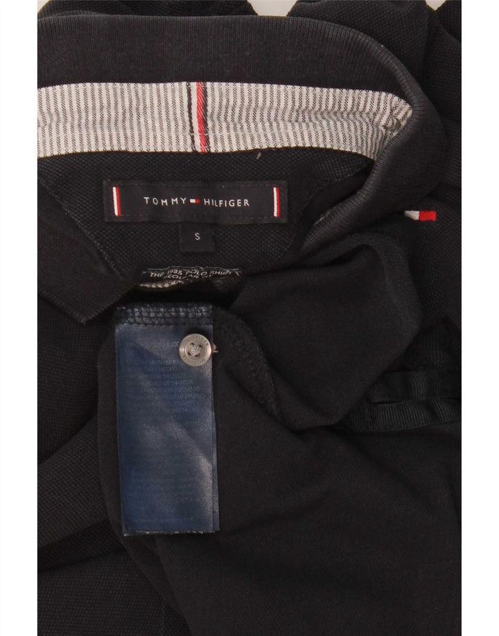 Tommy Hilfiger Mens Polo Shirt Small Navy Blue Cotton