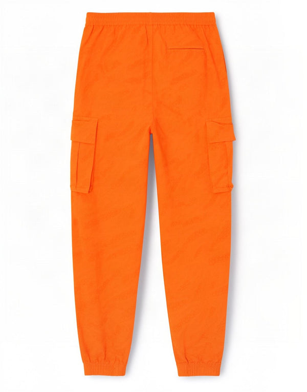 Octopus Mens Joggers Cargo Trousers Large W30 L30 Orange