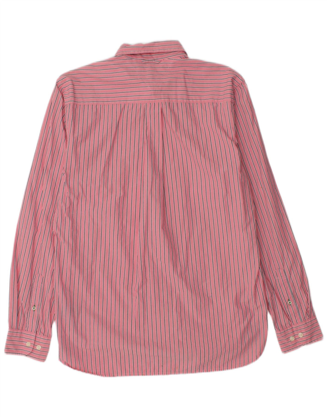 TOMMY HILFIGER Mens Coupe Ajustee Custom Fit Shirt Medium Pink Striped
