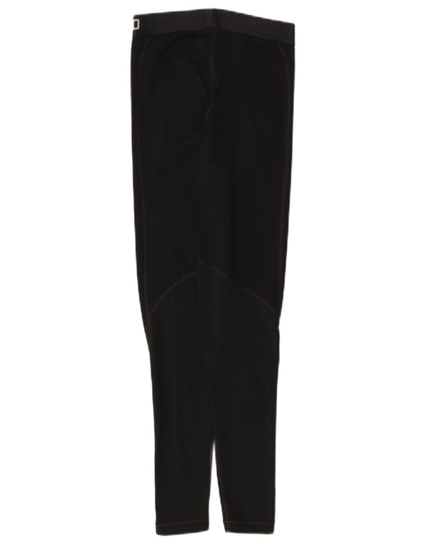 Nike Womens Dri Fit Graphic Leggings UK 4 XS Black