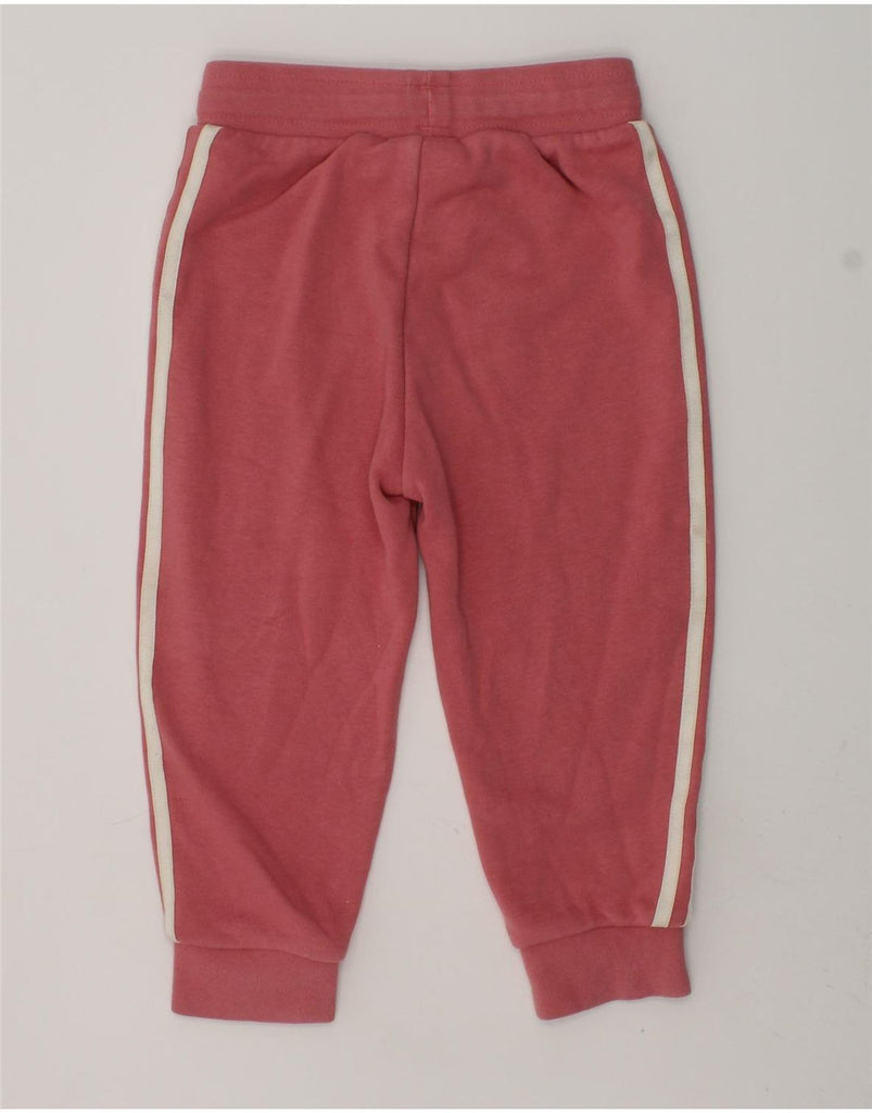 ADIDAS Girls Tracksuit Trousers Joggers 2-3 Years Red Cotton | Vintage Adidas | Thrift | Second-Hand Adidas | Used Clothing | Messina Hembry 