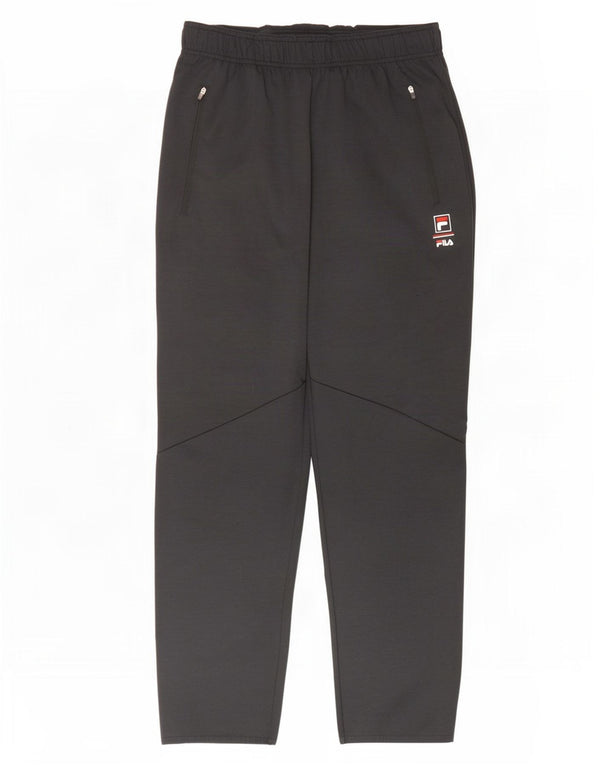Fila Mens Tracksuit Trousers Small Grey Polyester