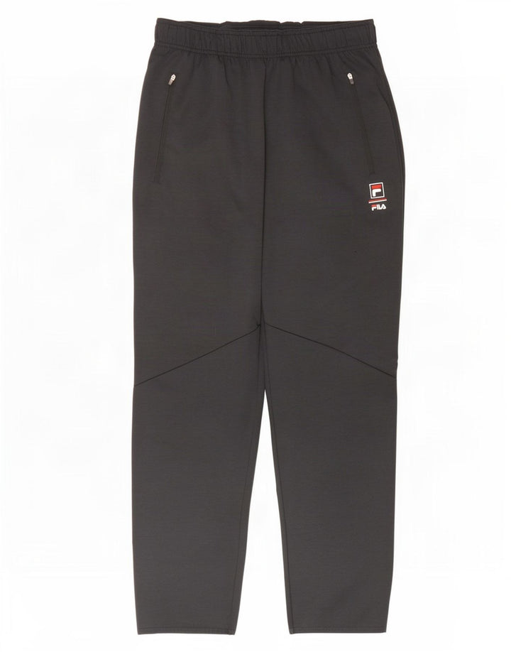 Fila Mens Tracksuit Trousers Small Grey Polyester