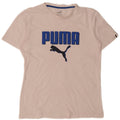 Puma Mens Graphic T-Shirt Top Medium White