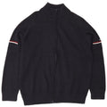 Navigare Mens Cardigan Sweater Large Navy Blue Wool