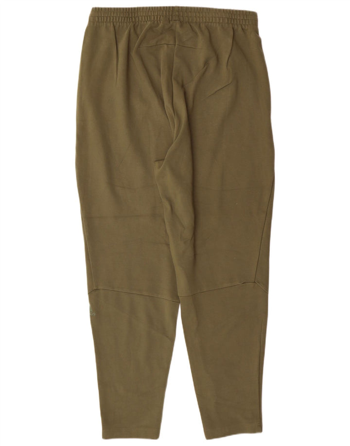 ADIDAS Mens Tracksuit Trousers Large  Khaki Rayon