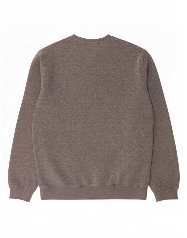 Champion Mens Graphic Sweatshirt Jumper Medium Grey Flecked Cotton