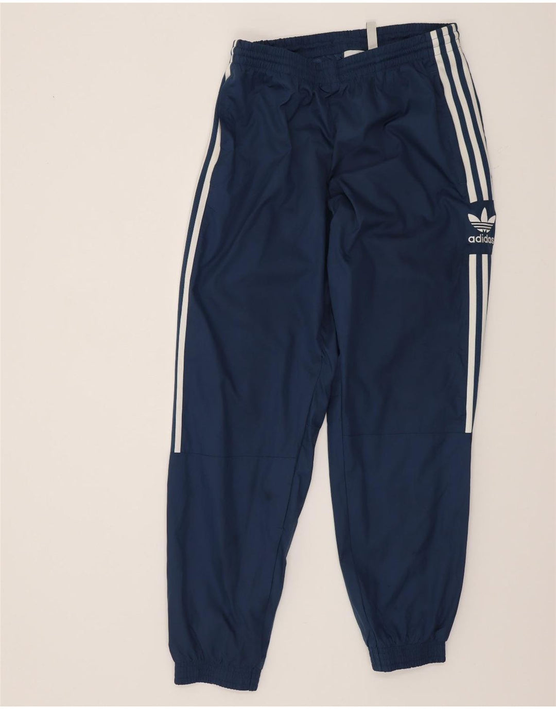 Adidas Mens Tracksuit Trousers Joggers Medium Navy Blue Polyester