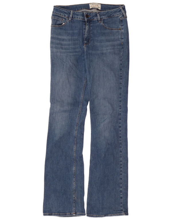 Fat Face Womens Brooke Bootcut Jeans UK 12 Medium W30 L31 Blue Cotton