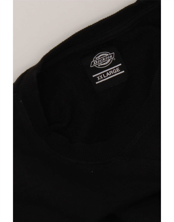 Dickies Mens Sweatshirt Jumper 2XL Black Cotton