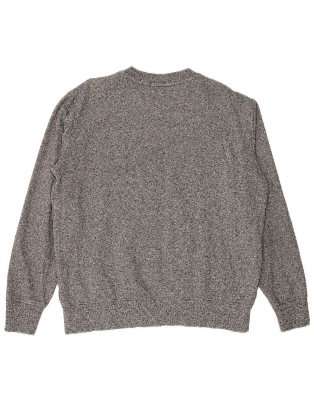 Marks & Spencer Mens Sweatshirt Jumper Large Grey Flecked Cotton