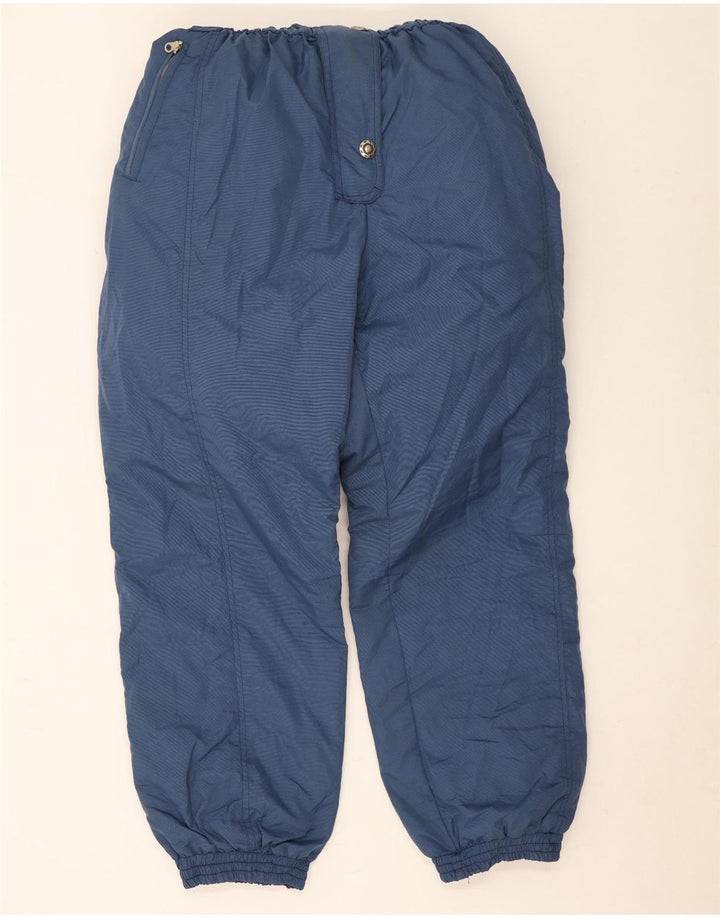 MC Kee's Womens Hooded Oversized Ski Jumpsuit UK 16 Large Blue Polyamide