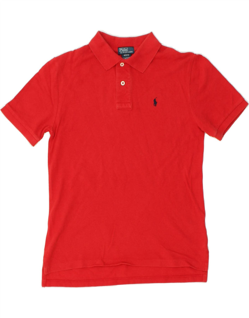 POLO RALPH LAUREN Boys Polo Shirt 10-11 Years Medium Red Cotton | Vintage Polo Ralph Lauren | Thrift | Second-Hand Polo Ralph Lauren | Used Clothing | Messina Hembry 