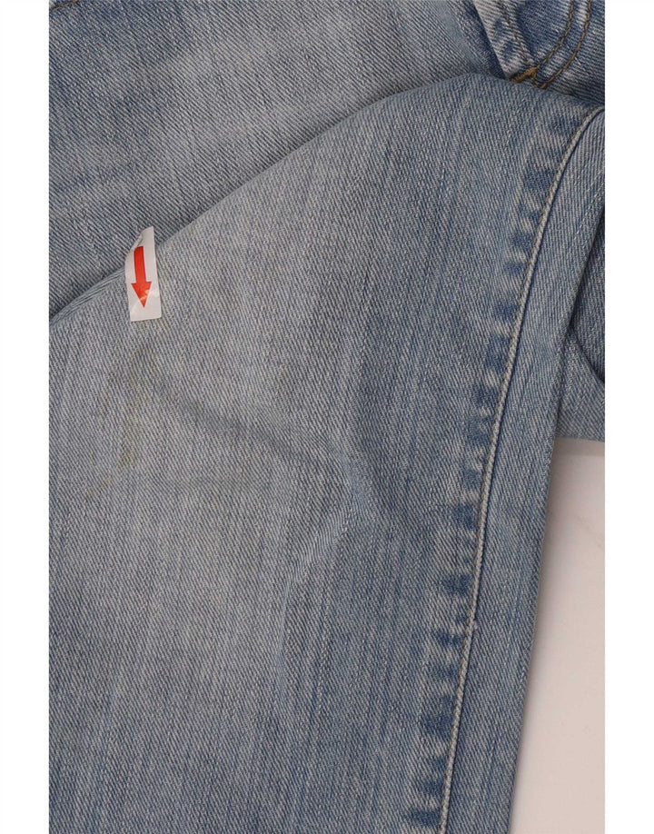 Gas Womens Straight Jeans W27 L32 Blue Cotton