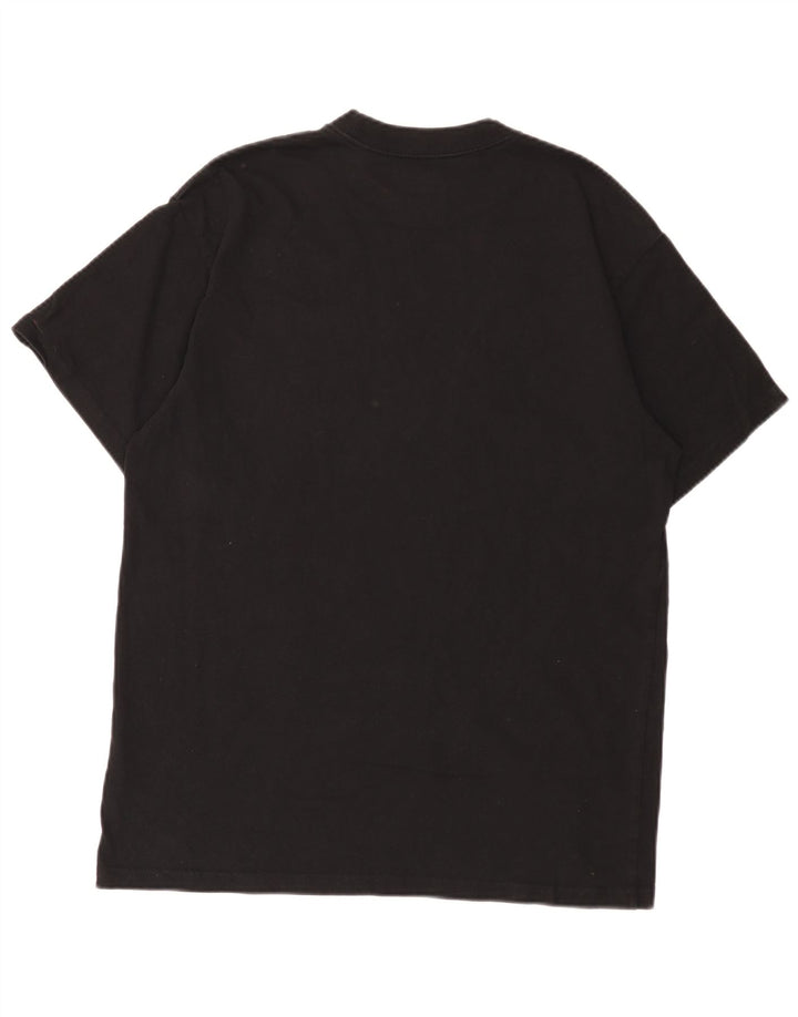 Carhartt Mens Graphic T-Shirt Top Medium Black Cotton